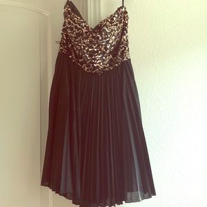 Strapless Sequence Dress